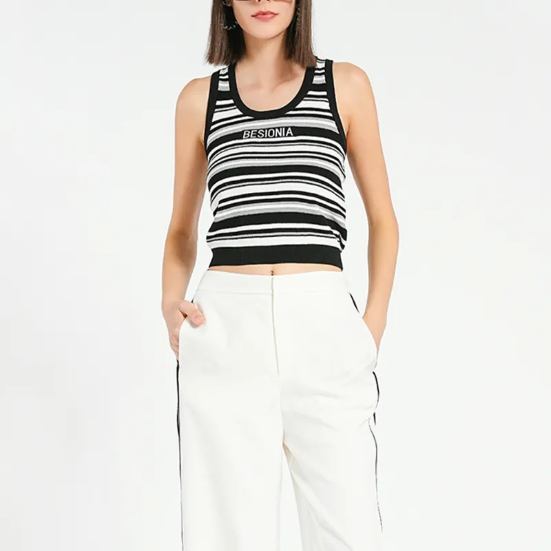 BESIONIA SS24 Tank Tops Women's Black-4