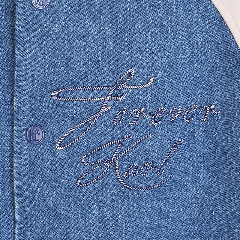 KARL LAGERFELD Jackets Coats Unisex Denim Blue-4