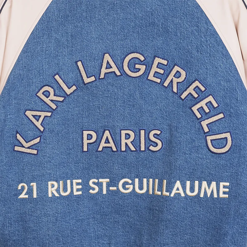 KARL LAGERFELD Jackets Coats Unisex Denim Blue-3