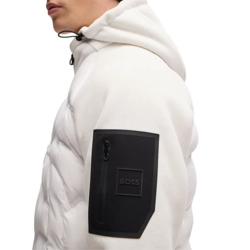 HUGO BOSS Puffer Jacket Men's White-5