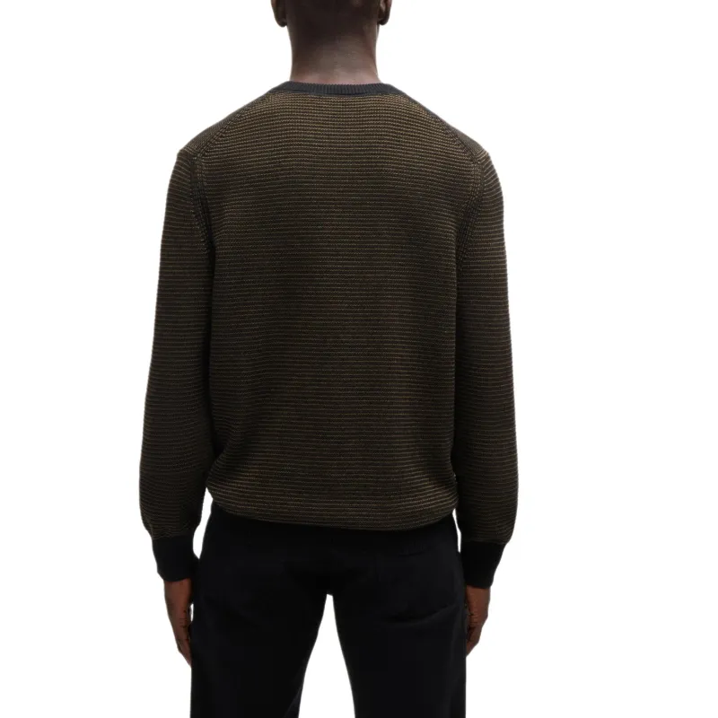 HUGO BOSS Two Tone Knitted Jumper-3