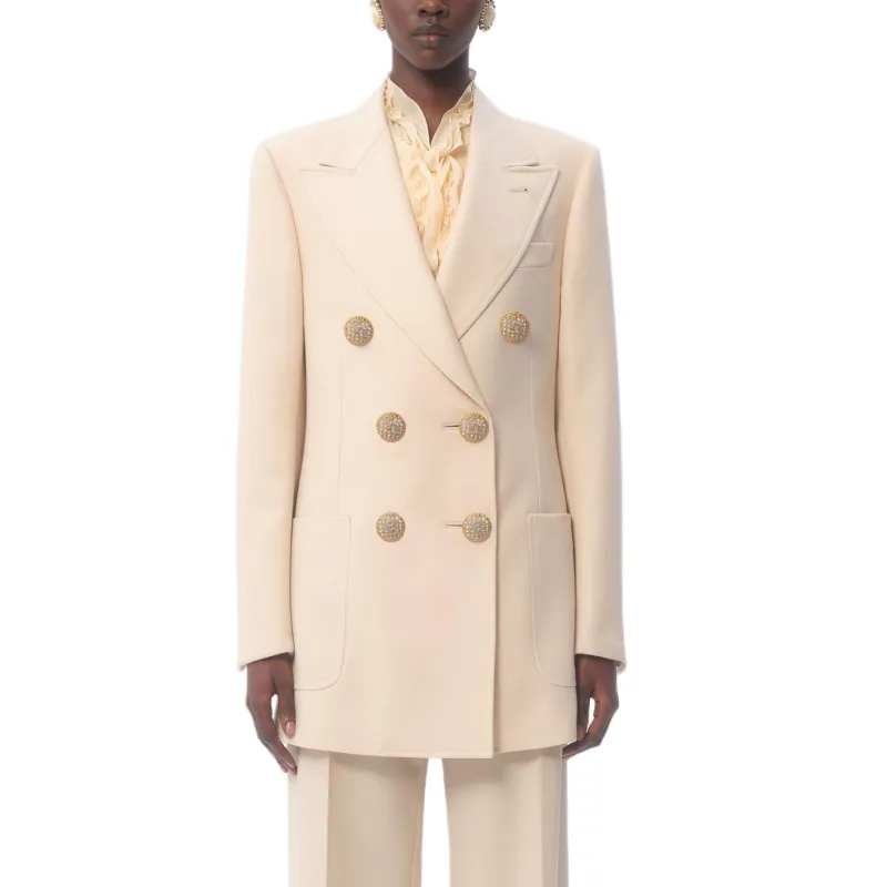 Valentino Double Breasted Tailored Blazer-4