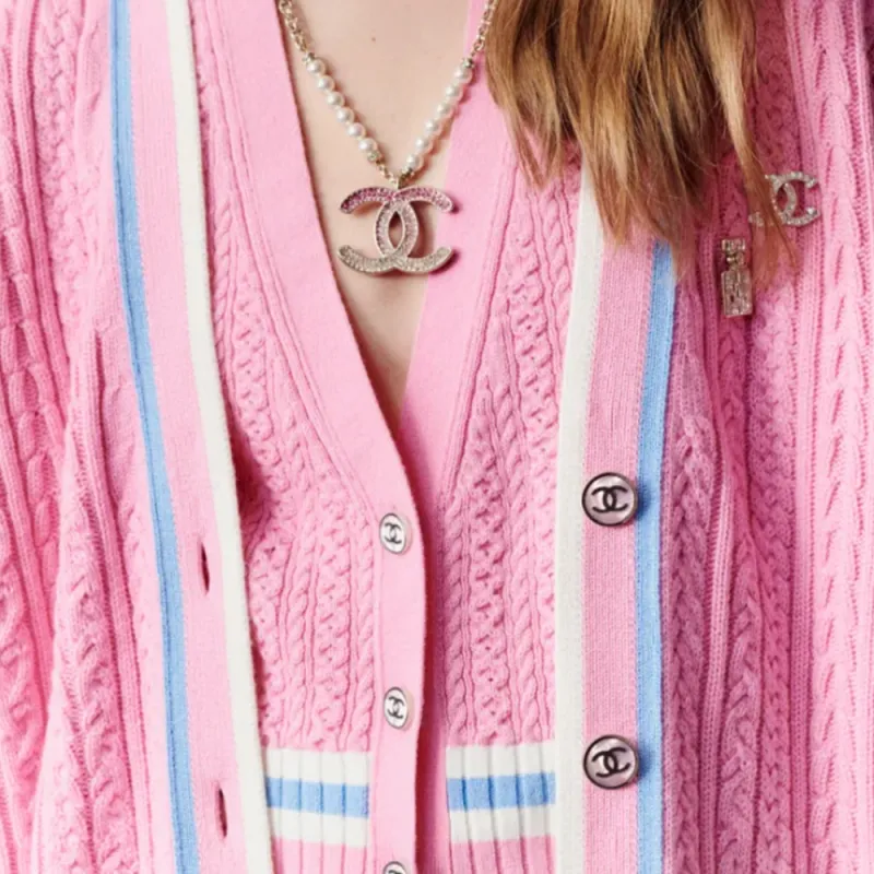CHANEL Knitwear Women's Pink-5