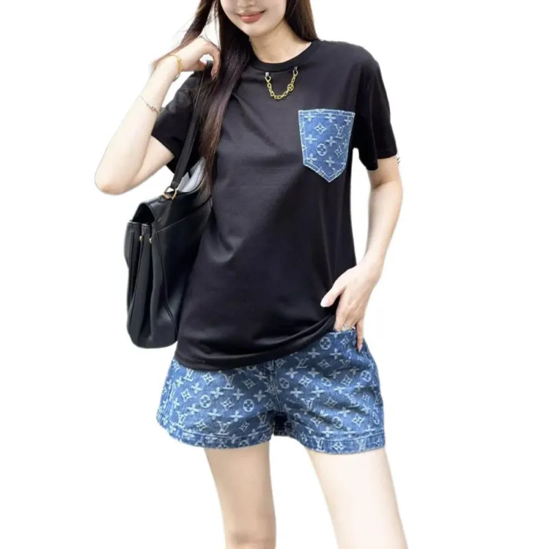 LOUIS VUITTON Monogram Pocket T shirt-4