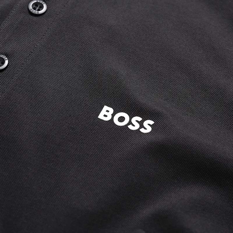 HUGO BOSS SS23 Polo Shirt Men's Black-5