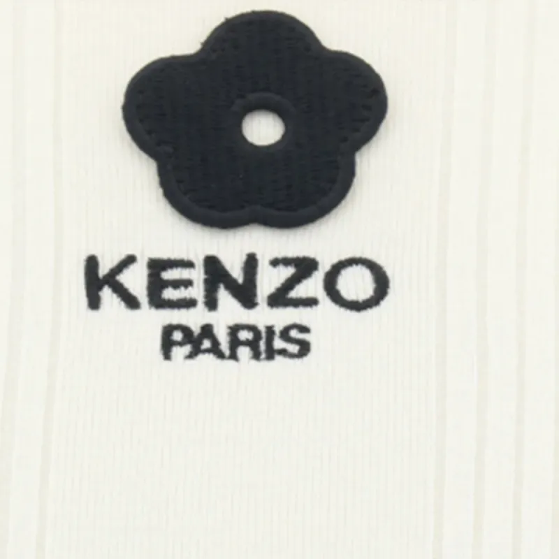 KENZO Boke 2.0 Logo Embroidered High Neck Top-3