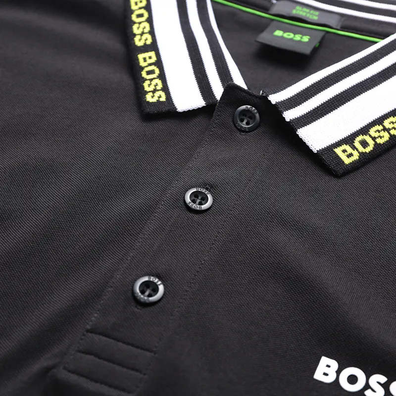 HUGO BOSS SS23 Polo Shirt Men's Black-3