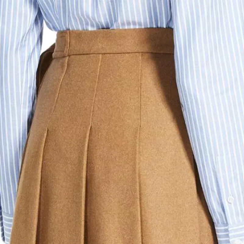 WEEKEND MaxMara Casual Short Skirts Women's Camel-4