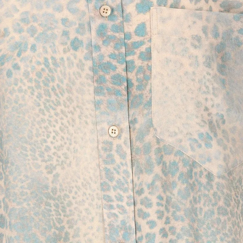 Balenciaga Leo Bleached Long Sleeved Shirt-8