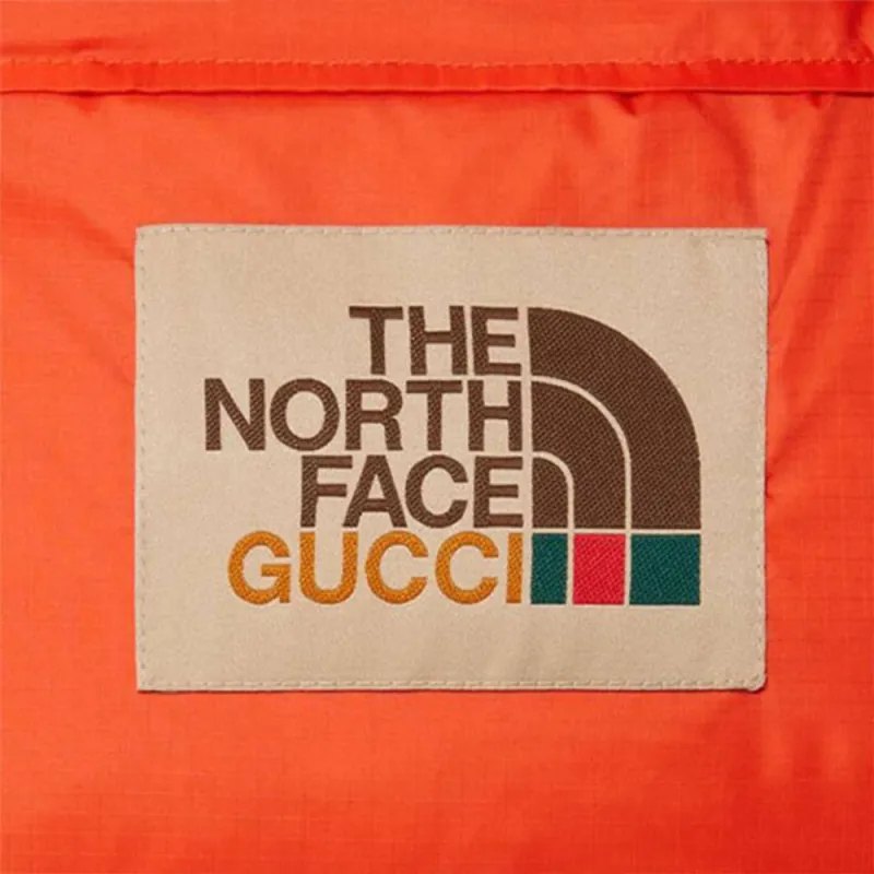 GUCCI X The North Face Nylon Jacket Red-5