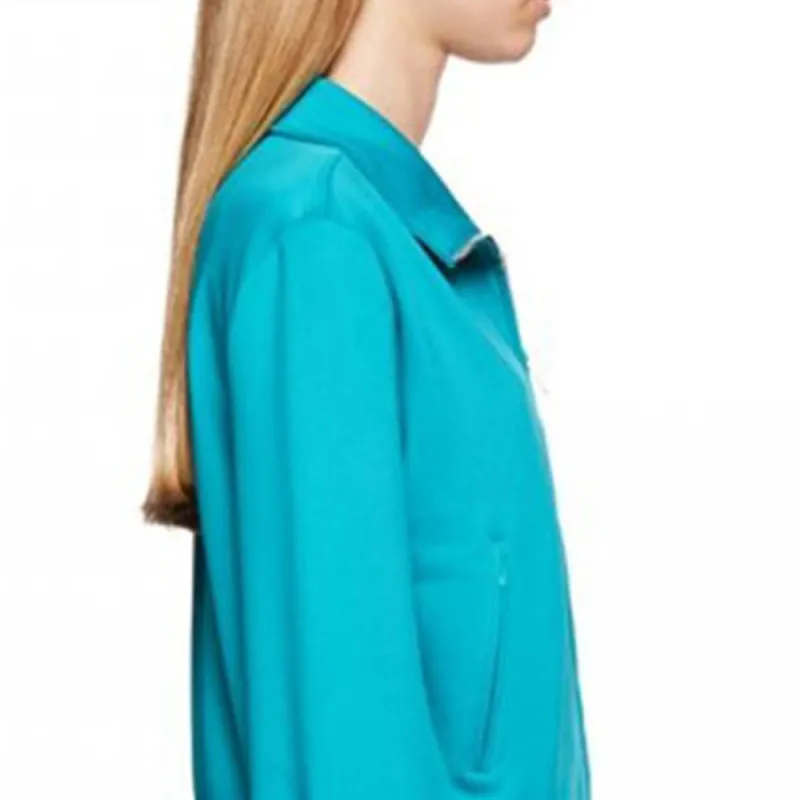 GUCCI Jackets Coats Women's Blue-4