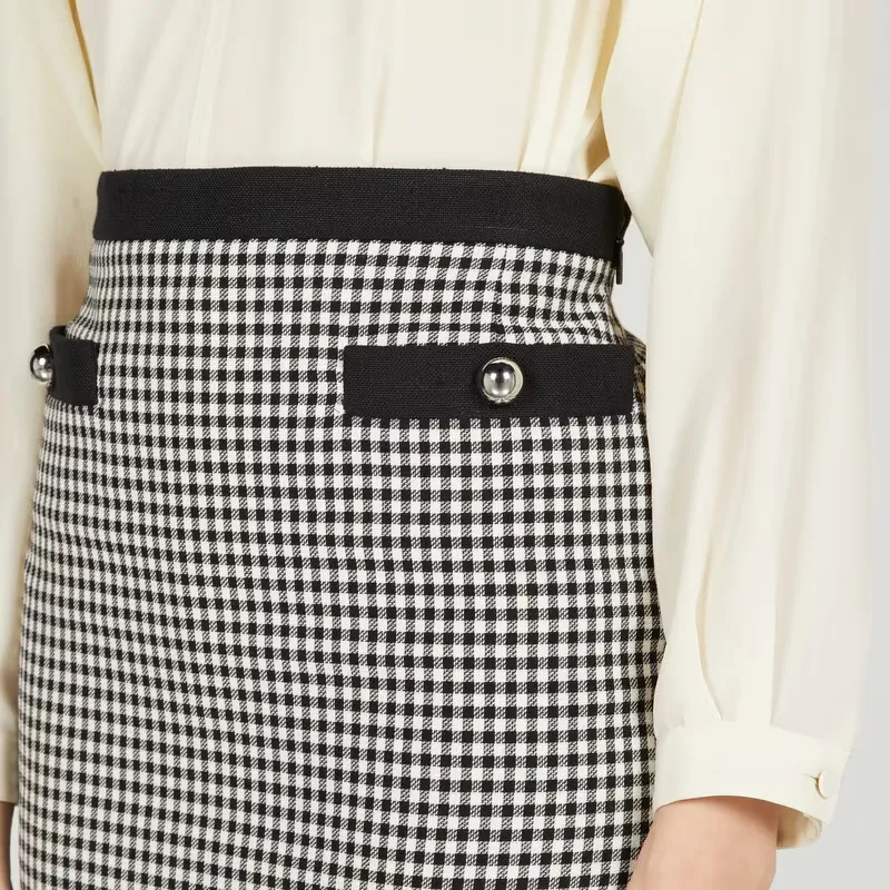 GUCCI SS23 Casual Short Skirts Women's Black-1
