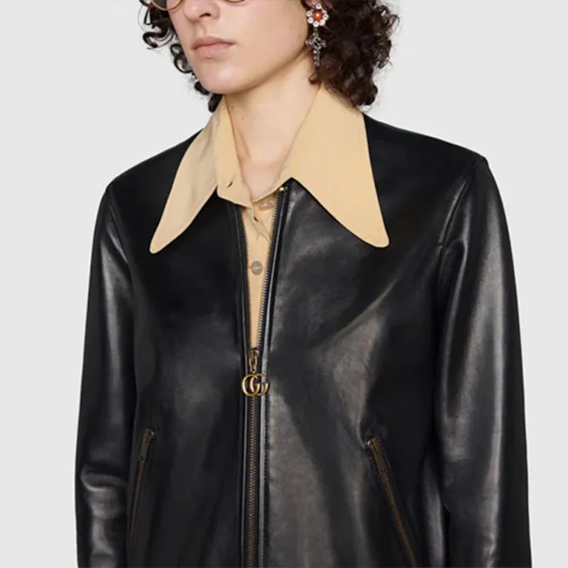 GUCCI Jackets Women's Black-1
