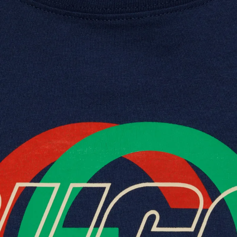 GUCCI Logo Printed Long Sleeve T Shirt-5