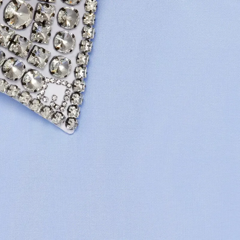 GUCCI Crystal embellished Collar Shirt-4
