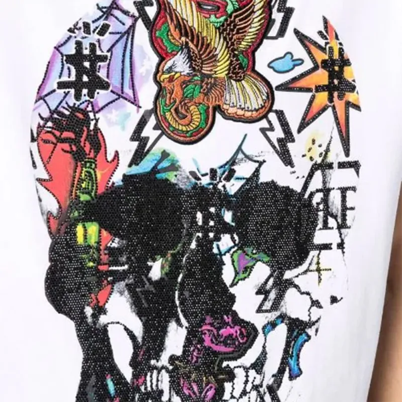 PHILIPP PLEIN T Shirts Unisex White-5