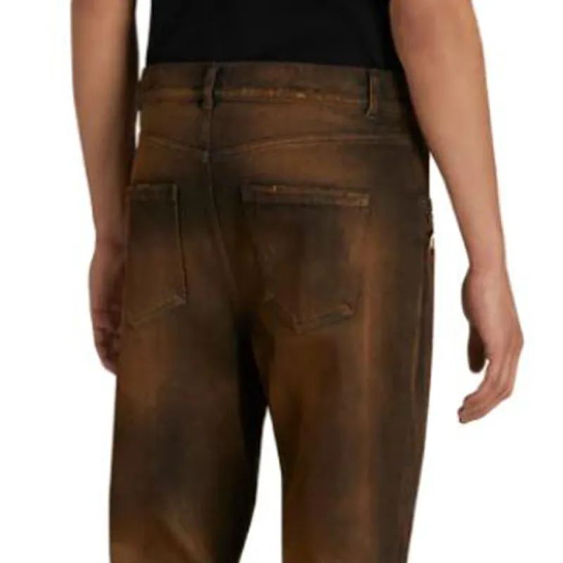 GUCCI Jeans Men Brown-5