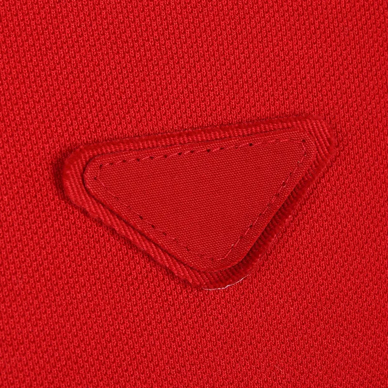 PRADA Polo Shirts Men Red-3