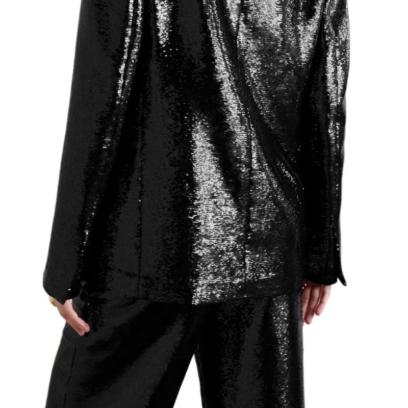 PRADA Sequin Embellished Tailored Blazer-5
