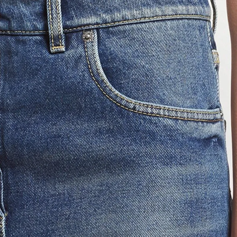 PRADA Denim Short Skirts Women's Blue-4