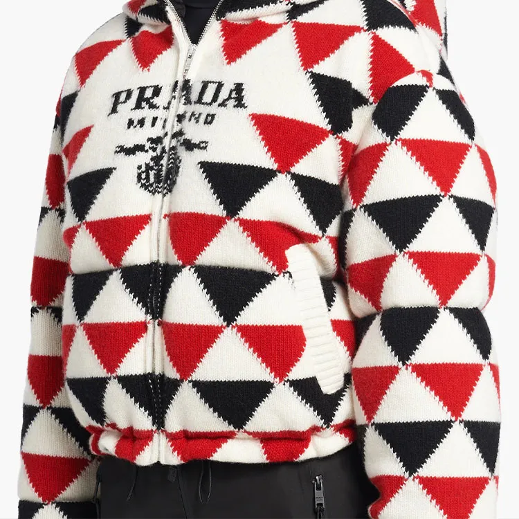PRADA Down Jackets Women's Red-4