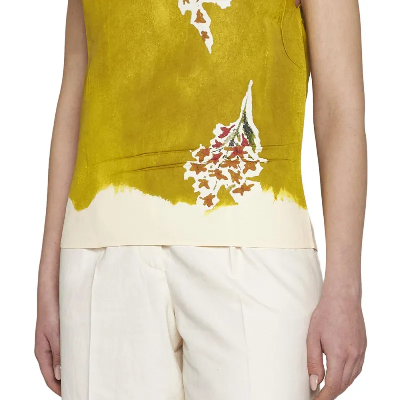 PRADA T Shirts Women's Yellow-4