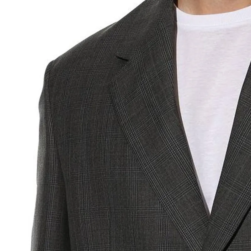 PRADA Prince Of Wales check Single breasted Blazer-1