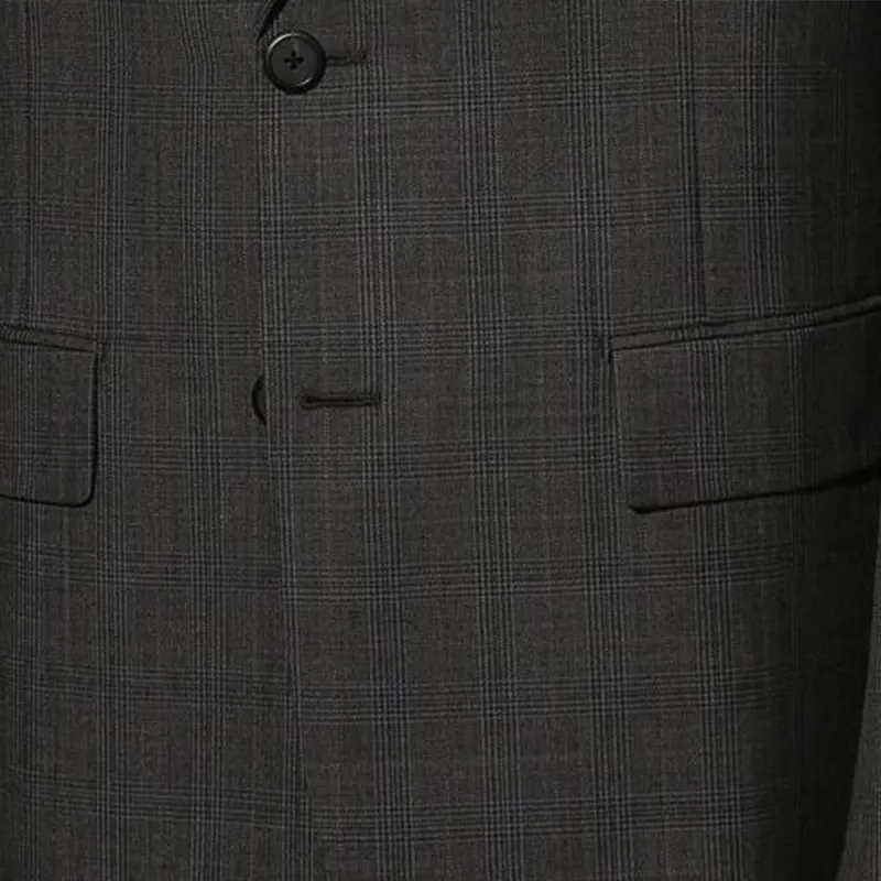 PRADA Prince Of Wales check Single breasted Blazer-3