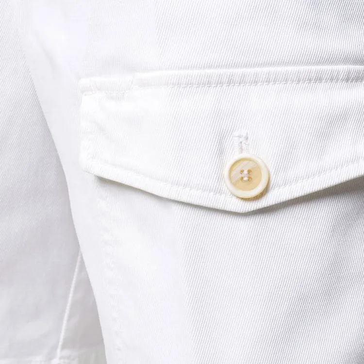 PRADA Cargo Shorts Men White-4