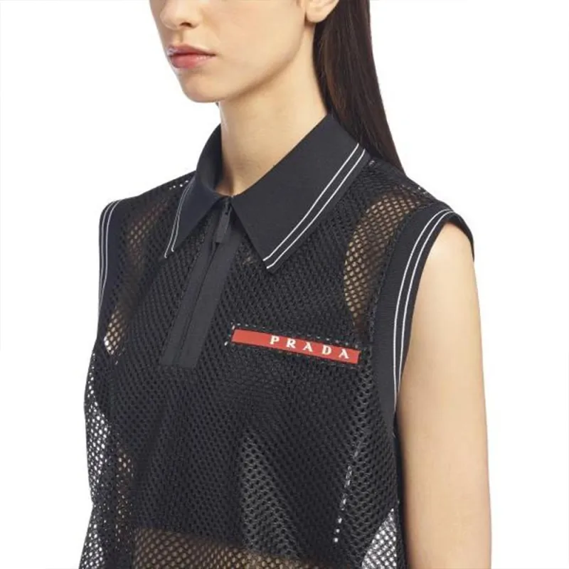 PRADA Tank Tops Women's Black-1