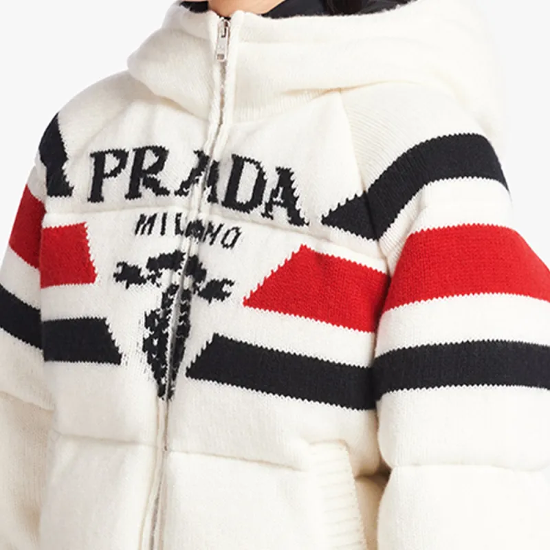 PRADA Down Jackets Women's White-1