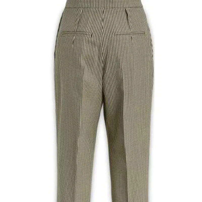 FENDI FW22 Casual Pants Women's Beige Yellow-2