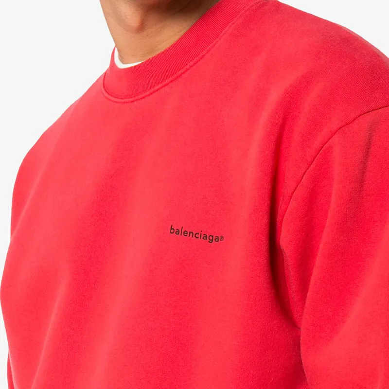 Balenciaga Sweatshirts Men Red-4