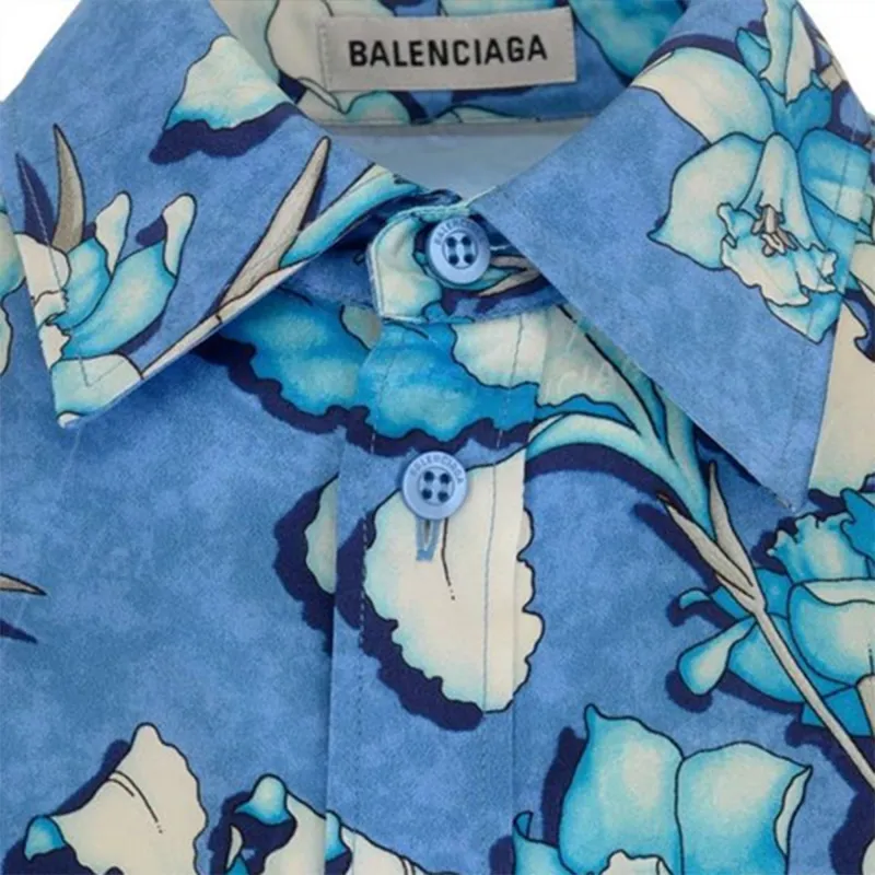 Balenciaga Shirts Women's Blue-2