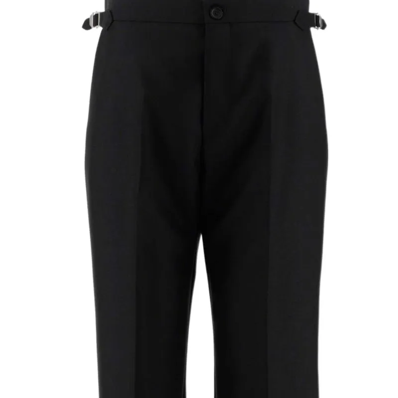 Balenciaga Casual Pants Women's Black-2