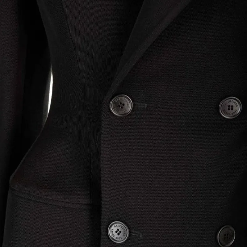 Balenciaga Hourglass Wool Blazer-3