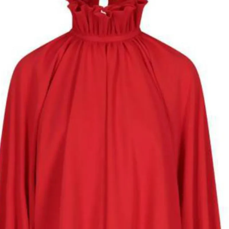 Balenciaga Shirt Regular Women's Red-4
