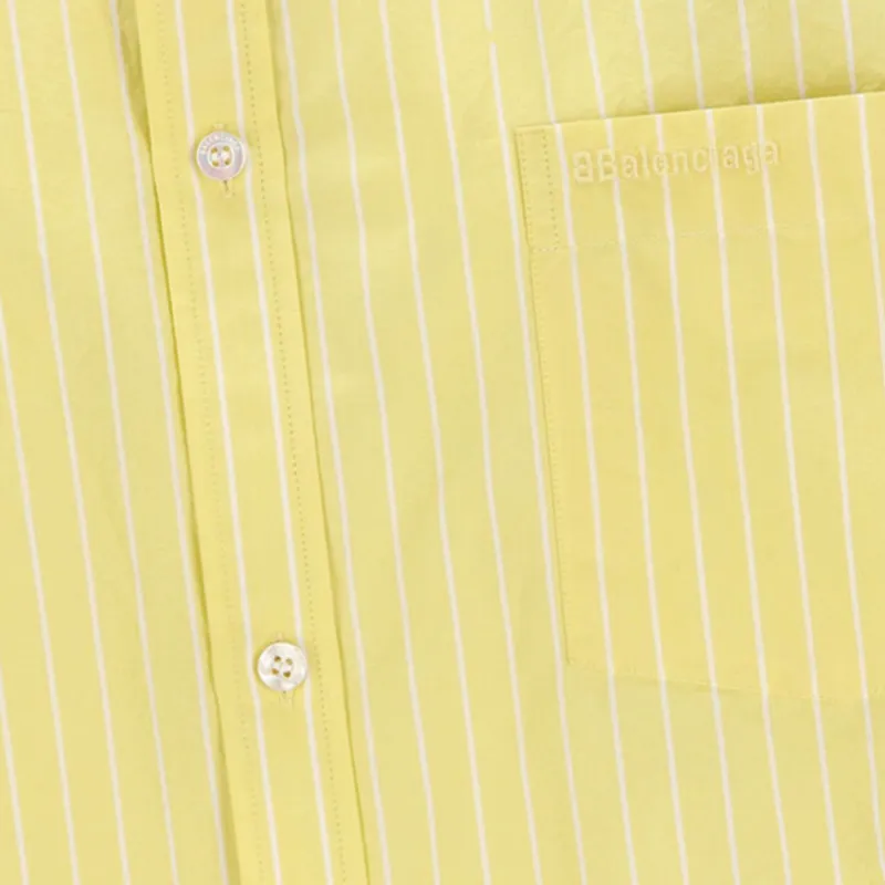 Balenciaga Striped Long Sleeved Shirt-4