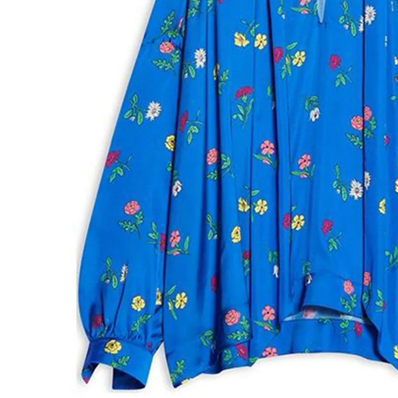 Balenciaga Shirts Women's Royal Blue-4