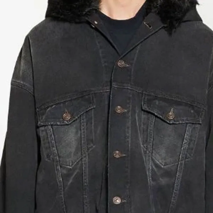 Balenciaga SS23 Jackets & Coats Loose Fit Men's Black-3
