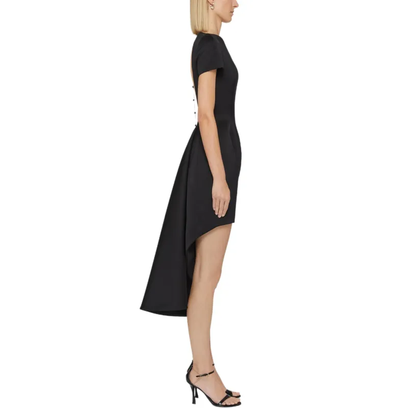 GIVENCHY FW24 Short Sleeved Dress Women's Black-3