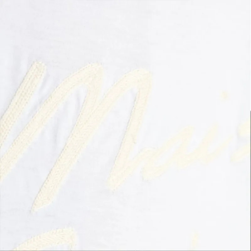 Givenchy Slogan Embroidered Crewneck T Shirt-6