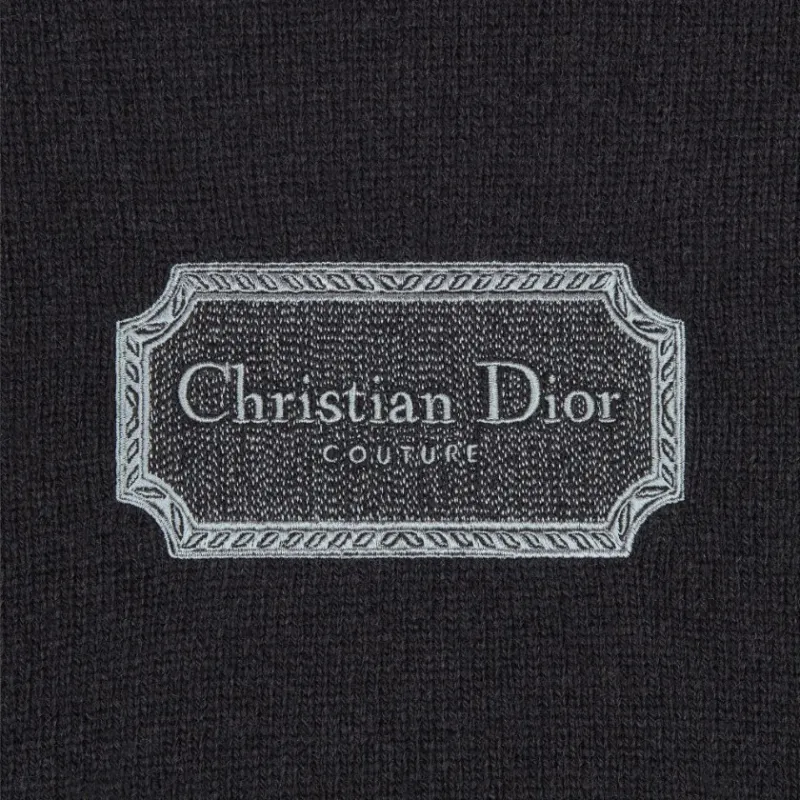 DIOR FW22 Cashmere Sweater Men's Black-5