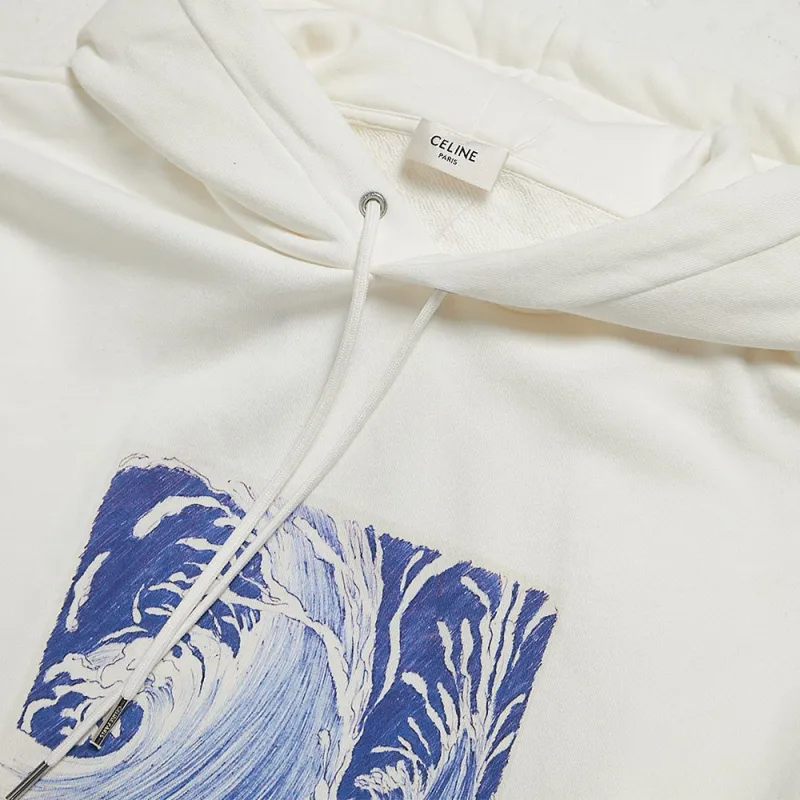 CELINE SS23 Sweatshirt Men's White-6