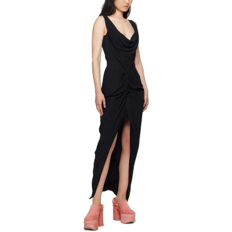 Vivienne Westwood Sleeveless Asymmetric Maxi Dress-5