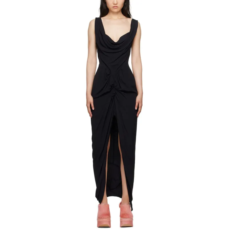 Vivienne Westwood Sleeveless Asymmetric Maxi Dress-6
