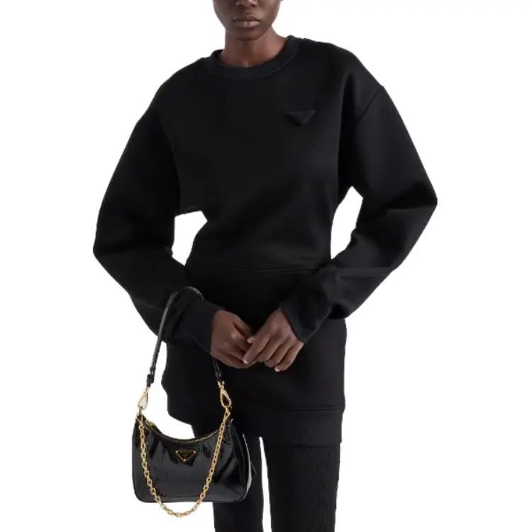 PRADA Long-Sleeved Dresses Women's Black-1