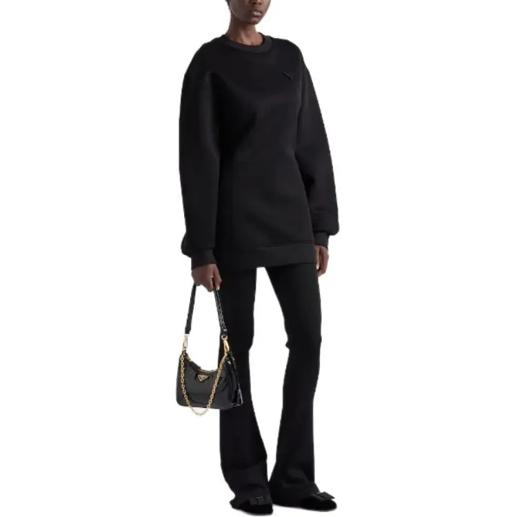 PRADA Long-Sleeved Dresses Women's Black-2