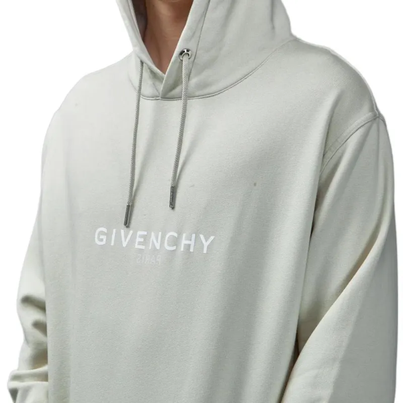 Givenchy Logo Reverse Drawstring Hoodie-4