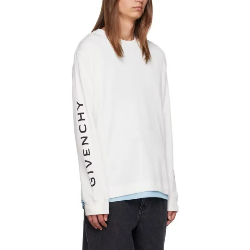 Givenchy Logo print Long sleeve T shirt-2